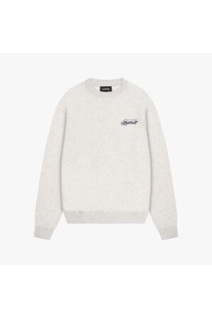 Quotrell Quotrell futura crewneck sw004 Trui 9844 light grey melee/blu