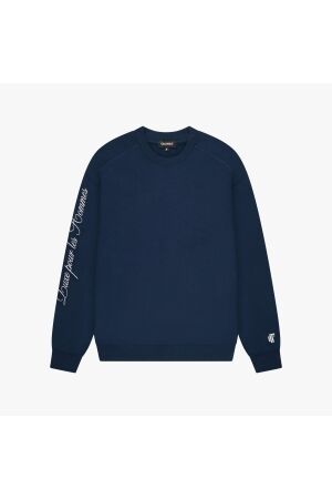 Quotrell Quotrell command crewneck sw009 Sweater 1107 navy