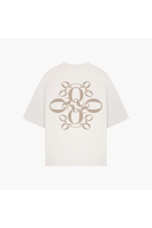 Quotrell Quotrell insignia tee th42542 Print T-shirts 2886 ecru/taupe