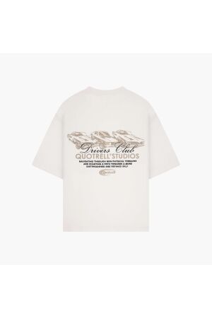 Quotrell Quotrell cruiser t-shirt ts005 Print T-shirts 2886 ecru/taupe