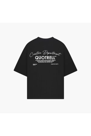 Quotrell Quotrell department t-shirt ts006 Print T-shirts 0002 black/white