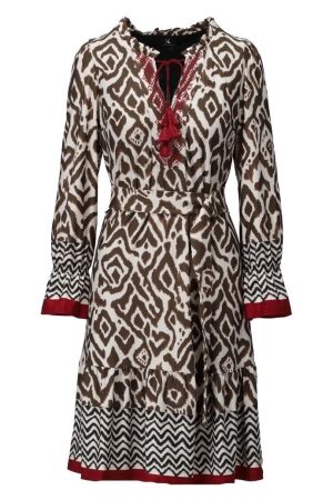 K-Design K-Design b344 jurk met design Jurk p054