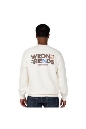 Wrong Friends Wrong Friends brooks sweater wf1181 Sweater beige
