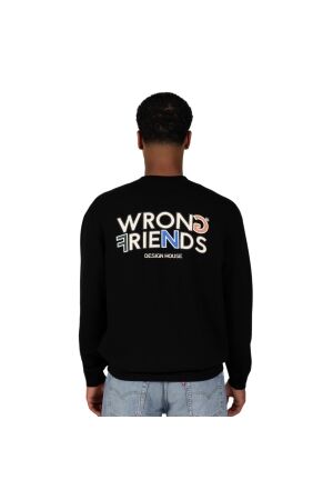 Wrong Friends Wrong Friends brooks sweater wf1181 Sweater black
