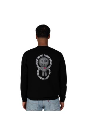 Wrong Friends Wrong Friends kiowa sweater wf1193 Sweater black