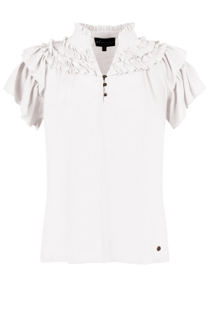 Elvira Casuals Elvira Casuals blouse rose e2 25-002 Blouse 15 off white