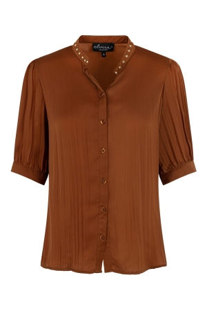 Elvira Casuals Elvira Casuals blouse nella e2 25-005 Blouse 1003 bronzed crushed