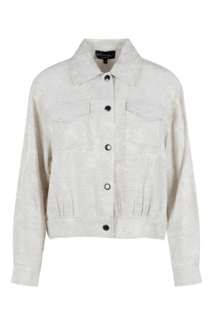 Elvira Casuals Elvira Casuals jacket jayda e2 25-041 Jackets 1012 silk ecru