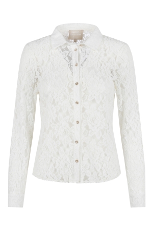 Elvira Casuals Elvira Casuals blouse sarah e2 25-048 Blouse 15 off white