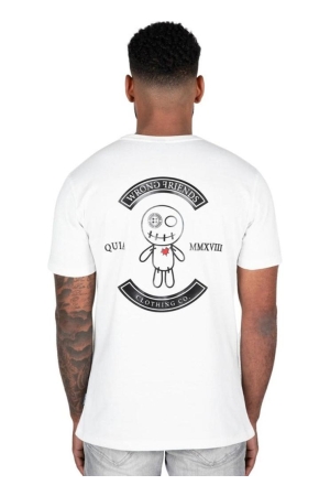 Wrong Friends Wrong Friends verona t-shirt wf1027 Print T-shirts white