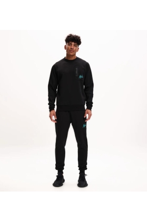 Malelions Malelions sport counter sweater ms1-ss25-21 Sweater 924 black/turquoise