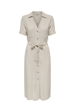 Only Only onlsiesta ss lin bl shirt dress pnt noos Lange Jurken moonbeam