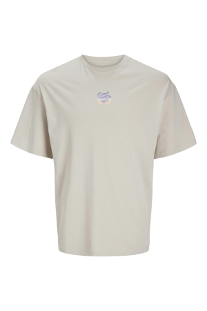 Jack & Jones Jack & Jones jjeames tee ss crew neck Print T-shirts moonbeam