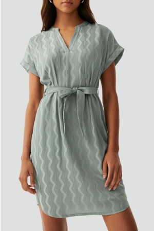 Only Only onldia s/s v-neck dress cs jrs Zomerjurkjes jadeite