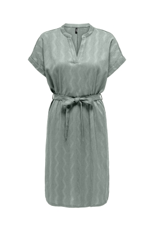 Only Only onldia s/s v-neck dress cs jrs Zomerjurkjes jadeite