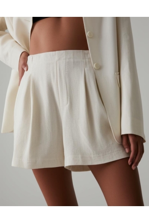 Only Only onlsiesta hw linen bl shorts pnt Korte broeken moonbeam