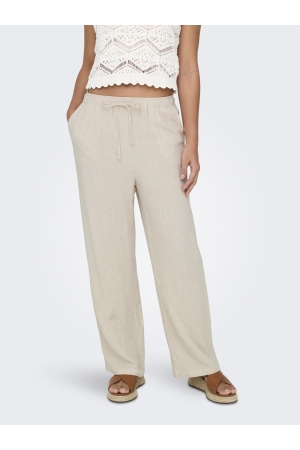 Only Only onlsiesta mw pull-up linen bl pnt noos Broek moonbeam