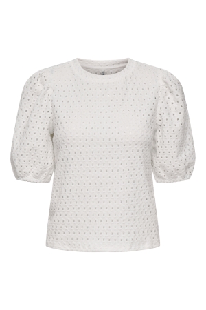 Only Only onlelisa s/s o-neck top box jrs T-shirts cloud dancer