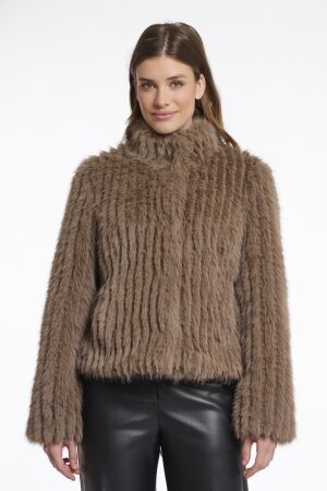 Rino & Pelle Rino & Pelle faith.7002511 jacket with closure Jackets 10868 toffee