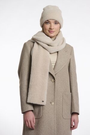 Rino & Pelle Rino & Pelle leah.5002511 knitted scarf Sjaals 10509 stone