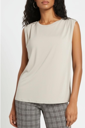 Only Only onlfree life s/l modal satin mix top jrs Tops en Singlets feather gray