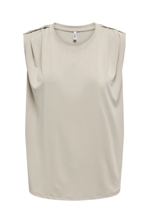 Only Only onlfree life s/l modal satin mix top jrs Tops en Singlets feather gray