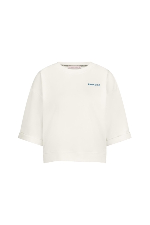 Studio Anneloes Studio Anneloes puck ssl paradise sweat 12943 Sweater 1100 off white