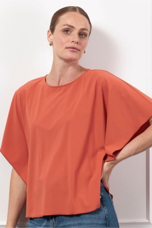 Studio Anneloes Studio Anneloes xx chibi top 13002 T-shirt Lange mouw 3500 ginger spice