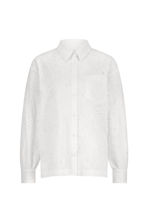 Studio Anneloes Studio Anneloes jitte broderie blouse 12992 Blouse 1100 off white