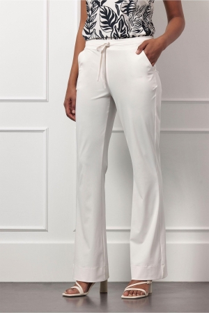 Studio Anneloes Studio Anneloes flair bnd drawstring trousers 12981 Flared 1700 ecru