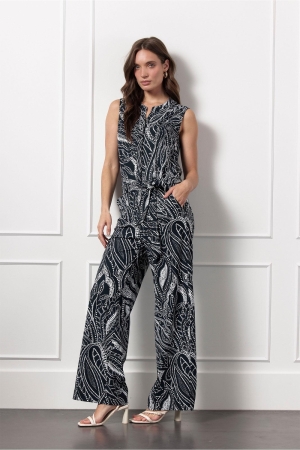 Studio Anneloes Studio Anneloes ellis summer dot jumpsuit 13022 Jumpsuit 6917 dark blue/ecru 6917 dark blue/ecru