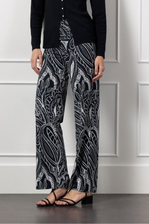 Studio Anneloes Studio Anneloes marilon summer dot trousers 13024 Broek 6917 dark blue/ecru 6917 dark blue/ecru