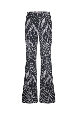 Studio Anneloes Studio Anneloes marilon summer dot trousers 13024 Broek 6917 dark blue/ecru