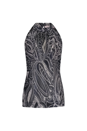 Studio Anneloes Studio Anneloes saar summer dot top 13031 Tops en Singlets 6917 dark blue/ecru