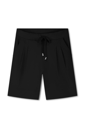 Helena Hart Helena Hart 7612 - short bandplooi transfer Korte broeken zwart