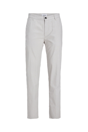 Jack & Jones Jack & Jones jpstace summer linen blend chino pant sn Chino crockery melange
