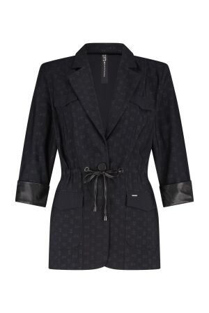 ZIP73 ZIP73 blazer drawstring w25/106/02/008 Blazers 008 black/logo