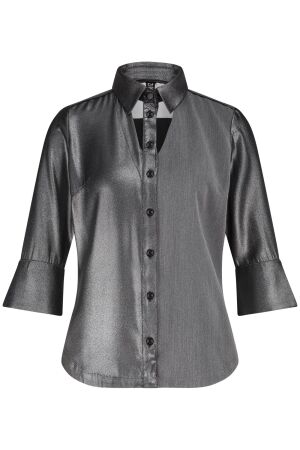 ZIP73 ZIP73 blouse cut-out w25/200/03/045 Blouse 045 metallic grey