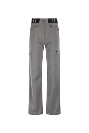 ZIP73 ZIP73 cargo wide leg nvr ending w25/202/01/020 Cargobroeken 020 light grey