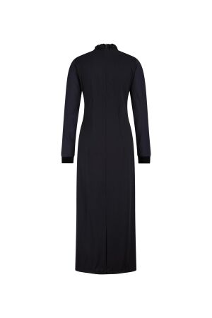 ZIP73 ZIP73 longdress velvet w25/634/01/001 Jurk 001 black