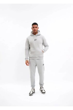 Malelions Malelions striped signature hoodie mm1-aw25-07 Hoodies 691 ocean grey 691 Ocean Grey
