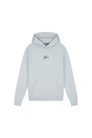 Malelions Malelions striped signature hoodie mm1-aw25-07 Hoodies 691 ocean grey