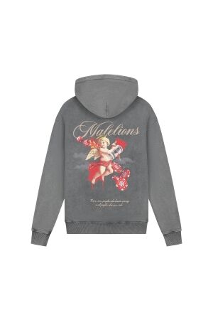 Malelions Malelions angel hoodie mm1-aw25-49 Hoodies 848 acid wash