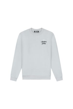 Malelions Malelions gallery sweater mm2-aw25-34 Sweater 691 ocean grey