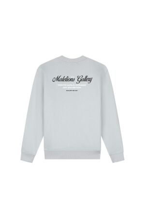 Malelions Malelions gallery sweater mm2-aw25-34 Sweater 691 ocean grey