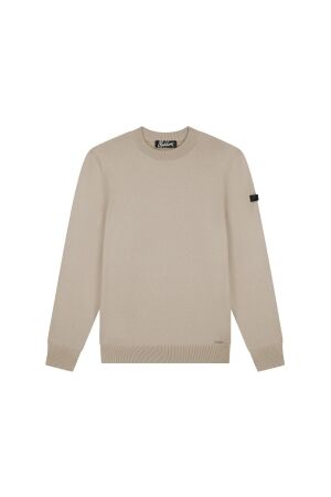 Malelions Malelions knitted crewneck mm3-aw25-05 Trui 099 sand