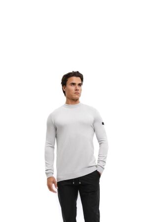 Malelions Malelions knitted crewneck mm3-aw25-05 Trui 691 ocean grey