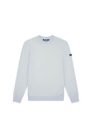 Malelions Malelions knitted crewneck mm3-aw25-05 Trui 691 ocean grey