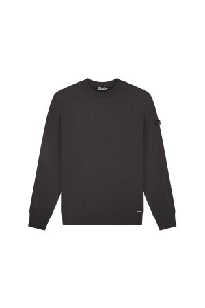 Malelions Malelions knitted crewneck mm3-aw25-05 Trui 696 mulch brown