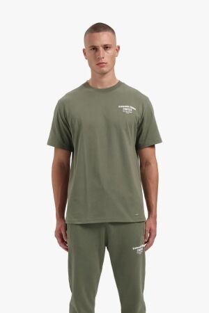 Croyez Homme Croyez Homme fraternit? t-shirt cr1-fw25-09 Print T-shirts 2401 dusty olive